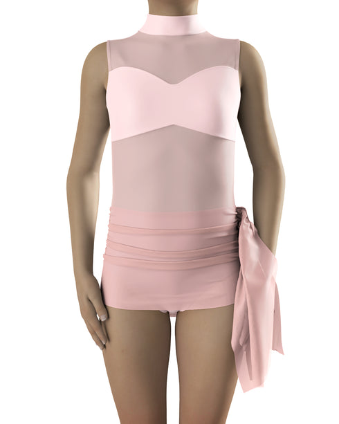 SASHA Leotard Base - Baby Pink